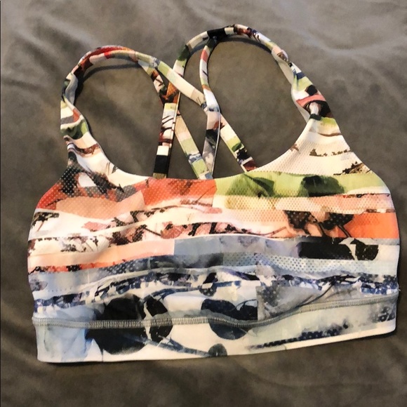 lululemon athletica Other - Lululemon Criss-cross Rainbow Energy Bra